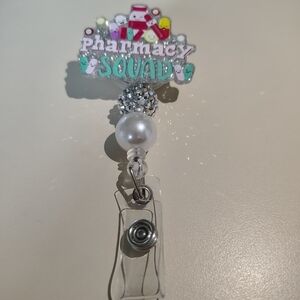 Pharmacy Squad Acrylic Retractable Badge Holder